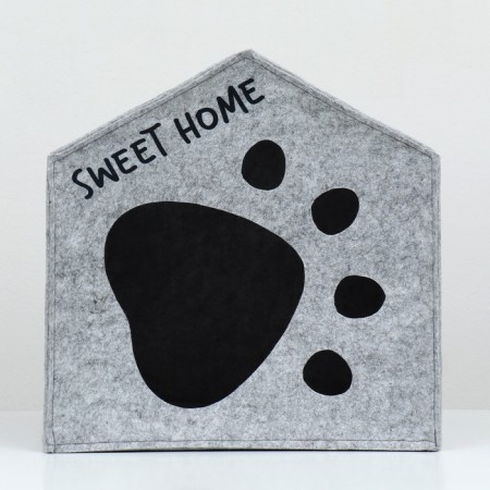 Animal house from felt "Broup Paws of Gentleman", 37 x 37 x 37 cm-1