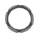 Braid to the steering wheel Torso, velor, size 38 cm, gray