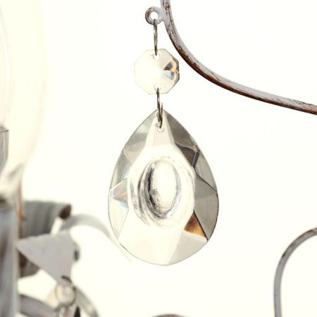 Frederick chandelier 5x40W E14 white+gold 58x58x65 cm Bayerlux-10