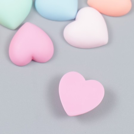 Decor for creativity Plastic "Heart" MIX 2x2 cm-2