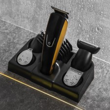 Set for haircuts Luazon Ltri-15, 5 in 1, 6 W, 3/6/9/12 mm, trimmer, battery, black