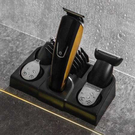 Set for haircuts Luazon Ltri-15, 5 in 1, 6 W, 3/6/9/12 mm, trimmer, battery, black