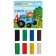 Plasticine 8 colors 120 g "Blue Tractor"