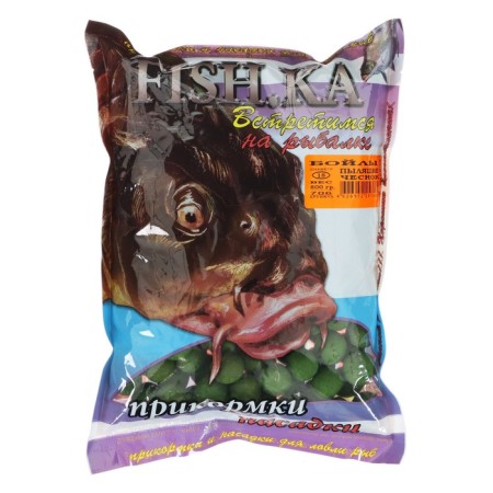 Puffing Boilles Fish.ka, garlic 18 mm, 800 g