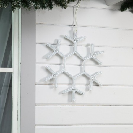 Neon figure "Snowflake", 50 cm, 480 LED, 220 V, glow of blue-1