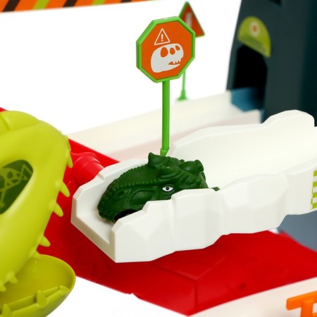 Auto traffic "dinosaur", sound effects, smoke effect-8