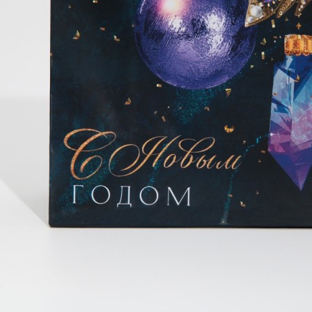 Laminated vertical packet “Feren by lights”, 12 x 15 x 5.5 cm, New Year-3