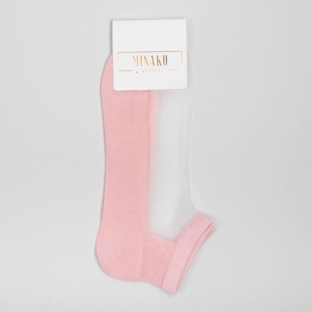 Women's socks glass minku pink color, size 36-37 (23 cm)-6
