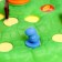 Board game walnut "dino", 2-4 players, 4+