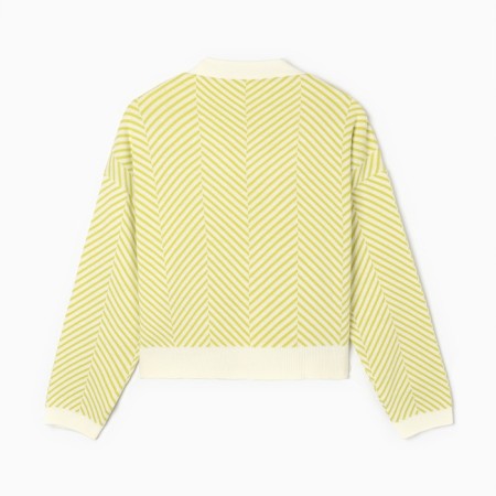 Cardigan female, pistachio color green, size One size (42-46)-4