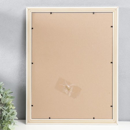 Photo frame plastic 30x40 cm "pastel" white-2