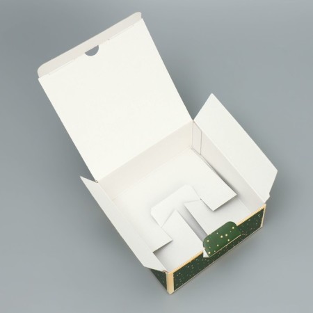 Folding box "Photo balls", 15 x 15 x 7 cm, new year-3