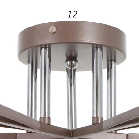 Economic Save Lina 5x60W E27, copper 47x47x27 cm-5