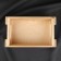 Needlework box, wooden, 25 × 15 × 9.5 cm