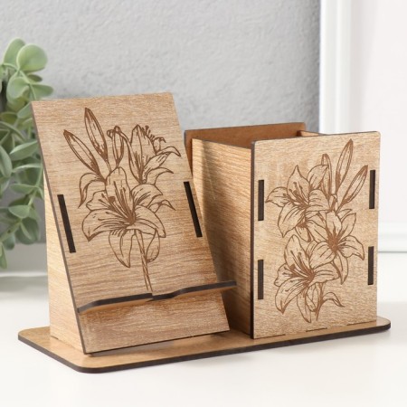 Table Organizer "Lilia" 18x12.5x9 cm (set of 9 parts)