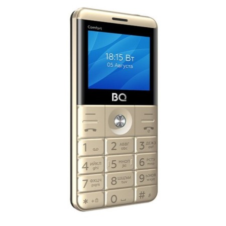 Cell phone BQ M-2006 Comfort Gold Black-3