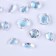 Decorative pebbles for creativity, set of 15 pcs., Transparent color, stones - from 6 to 14 mm