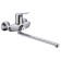 Bath mixer "RMS" SL120-006E, pour 350 mm, shower set, zinc, chromium