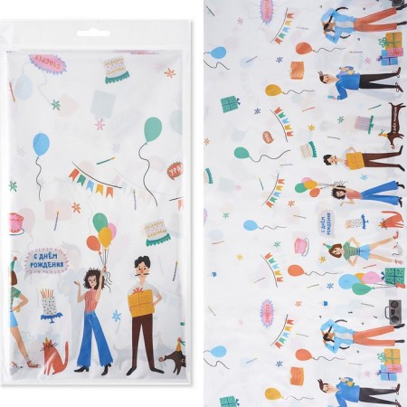 Single tablecloth, small stories, 120*180 cm, 1 pc.-1