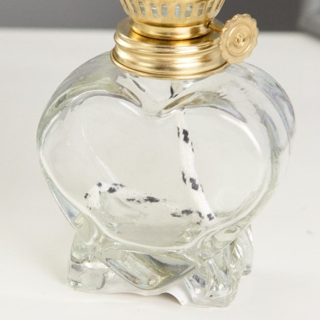 The kerosene lamp is decorative "ALLADINA" Transparent 7.5x7.5x19 cm Risalux-1
