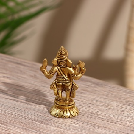 Souvenir "Ganesha" Brass 6.5 cm-3
