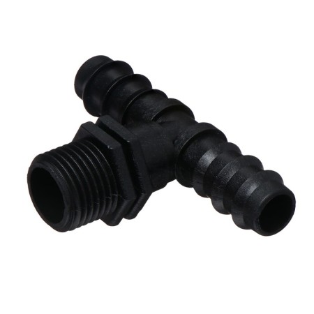 T-shaped tee, external thread 1/2 ", for hoses 1/2" (12 mm), plastic-1