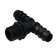 T-shaped tee, external thread 1/2 ", for hoses 1/2" (12 mm), plastic