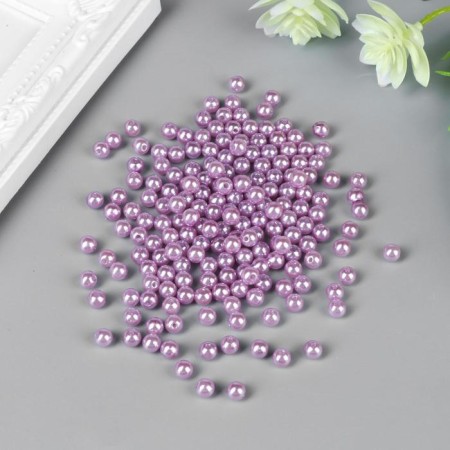 Beads for creativity plastic "Japanese pink" set of 200 pcs d = 0.6 cm