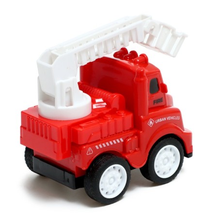 Set of machines "Firefighters", 4 pcs, inertia-3