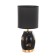 Traffic light "Jenn" E27 40W black and golden 16x16x35 cm Risalux