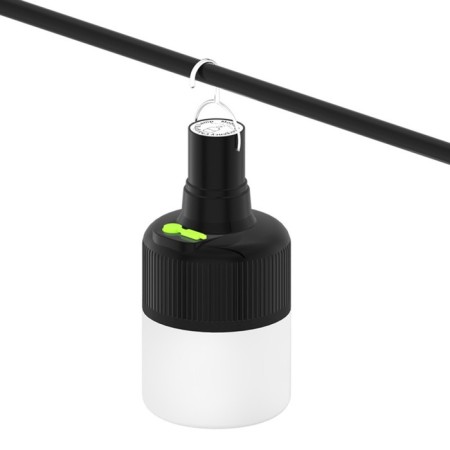 Camping battery lamp, 5 W, 1200 mAh, 3 modes, USB, 13.5 x 7 cm