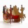 Organizer for bottles "Santa Claus in a sleigh"