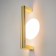 Bra Maytoni Mod288WL-L5G3K, LED, 6 W, 102x45x350 mm, 600 lm, 3000k, gold
