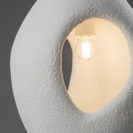 Suspended lamp Freya Fr5428PL-01W2 Mound, 300x300x420 mm, E27, 1x40W, white color-5