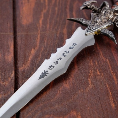 Souvenir sword on a stand, 8.5x3.5x27 cm-2