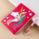 Chancellery "Unicorn", notebook A6, pen, stickers, Minnie Mouse