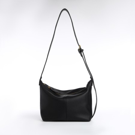Bag Women's Cross-Bodi with a zipper, black color