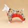 Dogs "Bear Teddy", size 16 (ds 30 cm, og 44 cm, ok 34 cm), orange
