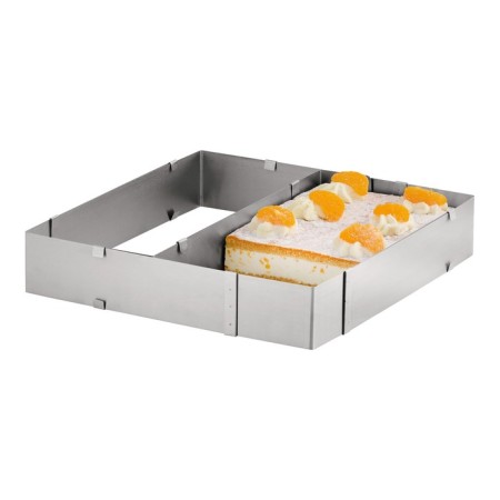 Axentia baking form, square, transformer, 23.5-44x5x20-37 cm