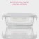 Container of heat -resistant glass of Dante's share, rectangular, 370 ml, 14.5 × 10.5 × 5.5 cm