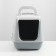 Domik toilet for cats closed with a door 50*38*37 cm, gray