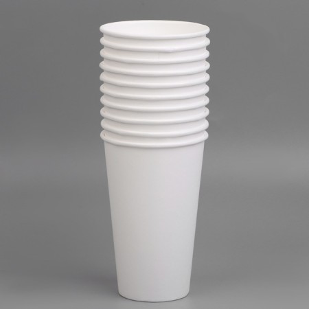 Paper glass "White" 165 ml, diameter 73 mm-1