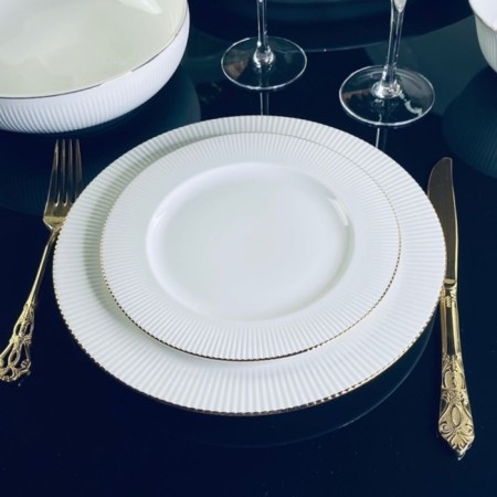 Set of plates Lenardi Moon, D = 20.5 cm, 6 pcs