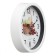 Wall clock, series: kitchen, "cupcakes", smooth move, D-20 cm, white