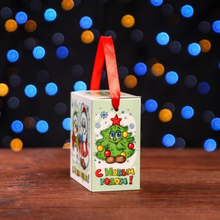 Gift box "New Year's company", 11 x 6 x 11 cm-1