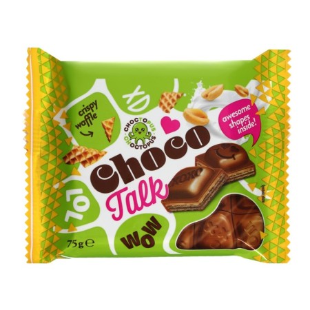 Chocotalk waffle chocolate - Wafer in Chocolate, 75 g