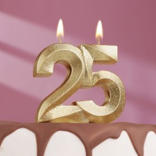 Candle for cake jubilee 