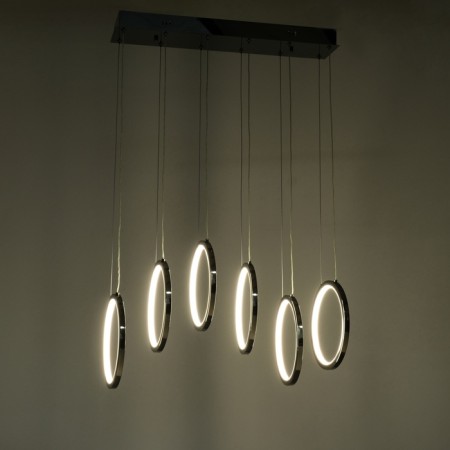 Lamp with DDD "Lorein" LED 60W 3000-6000K black chrome 55.5x25x25-125 cm-7