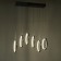 Lamp with DDD "Lorein" LED 60W 3000-6000K black chrome 55.5x25x25-125 cm