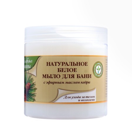 White soap for a series of series Healing recipes, 500 ml